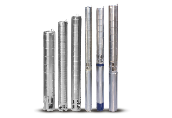 Stainless Steel V4 Borwell Submersible Pumps (Oil Filled) 100mm