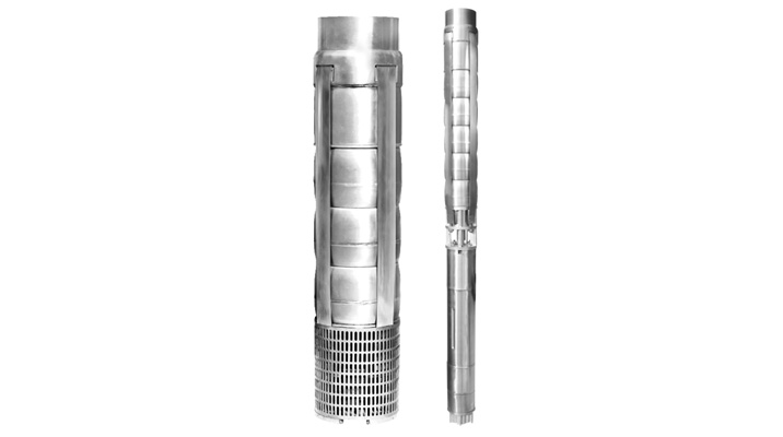V12 Stainless Steel Borewell Submersible Pump Set (Water Filled)